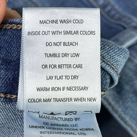 Nicole Miller SoHo Jeans Women’s 16 Blue Bootcut High Rise Medium Wash Stretch - Picture 8 of 13